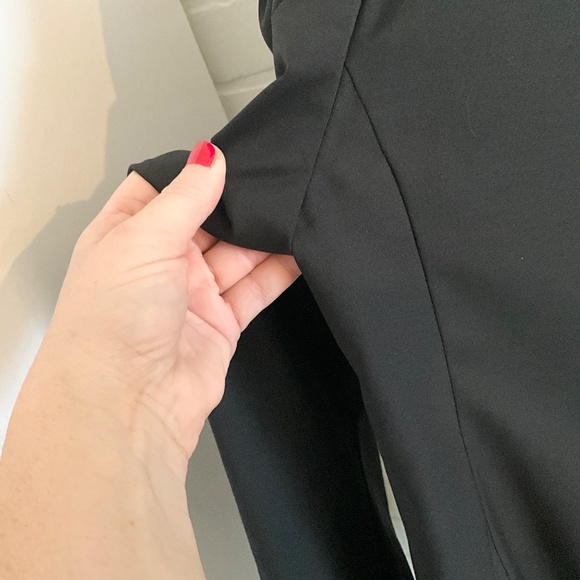 J. Lindeberg Men’s Blazer Hopper Hi-Tech Class Wool Black single breasted Sz 42R - Picture 5 of 15